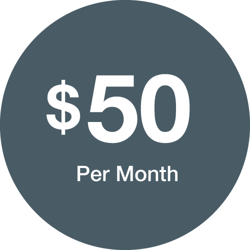 $50 Per Month